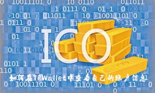 如何在TPWallet中查看自己的账户信息