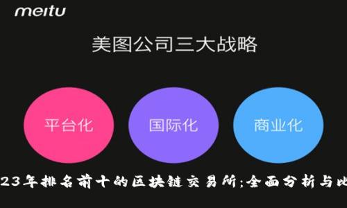 2023年排名前十的区块链交易所：全面分析与比较