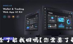 区块链钱包删除了能找回吗？你需要了解的真相